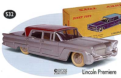 dinky toys dintoys  lincoln atlas editions