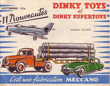 catalogue 1956 dinky 